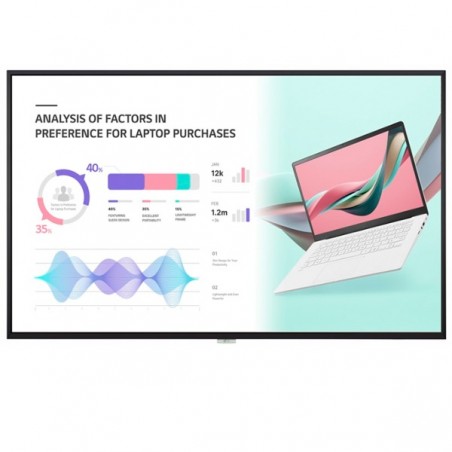 LG MONITOR PROFISSIONAL 55" UHD 4K 400CD 16/7 COLUNAS 55UL3J