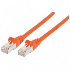 EQUIP CHICOTE CAT6A S/FTP PATCH 0.5MT LARANJA