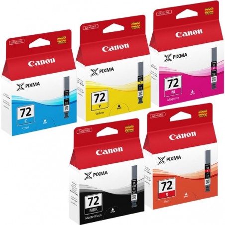 CANON TINTEIRO PACK PBK/GY/PM/PC/CO PGI-72