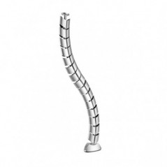 EQUIP ORGANIZADOR DE CABOS DUPLO CANAL CINZA 650862