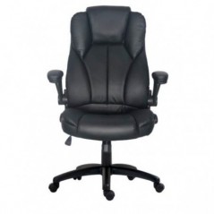 EQUIP CADEIRA DE ESCRITORIO EXECUTIVA ERGONOMICA PRETA