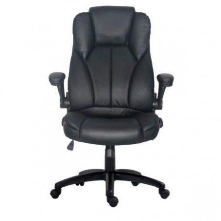 EQUIP CADEIRA DE ESCRITORIO EXECUTIVA ERGONOMICA PRETA
