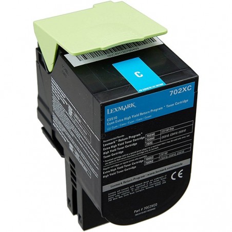 LEXMARK TONER AZUL 702XC CAP EXT CORPORATE 4K