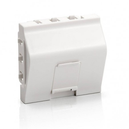 EQUIP MODULO UNIVERSAL 45x45 ANGULAR P/1 KEYSTONE - BRANCO