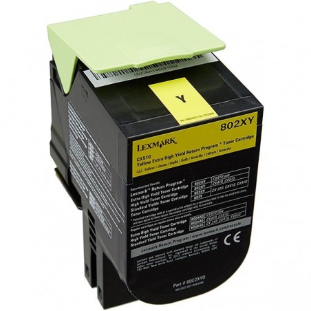 LEXMARK TONER AMARELO 802XY CAP EXT CORPORATE 4K