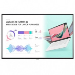 LG MONITOR PROFISSIONAL 86" UHD IPS 4K 500CD 24/7 WEBOS 86UH