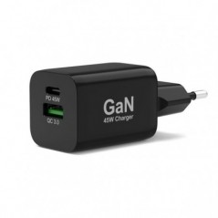 PORT CARREGADOR 45W GAN (NITRETO GALIO) INCLUI CABO USB-C P