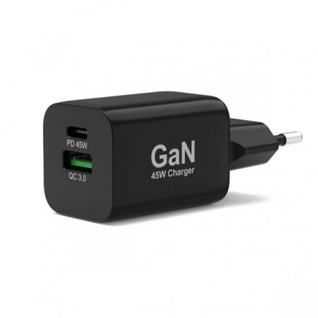 PORT CARREGADOR 45W GAN (NITRETO GALIO) INCLUI CABO USB-C P