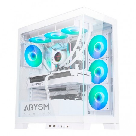 ABYSM CAIXA ATX GAMING DANUBE SERIES SAVA H500 WHITE