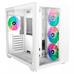 ABYSM CAIXA ATX DANUBE SAVA 285 BX203 ARGB TEMPERED GLASS WH