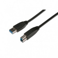 DIGITUS CABO USB 2.0 A/B M/M P/IMPRESSORA 5MT PRETO