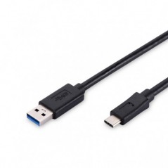 DIGITUS CABO USB-C CONNECTION CABLE, TYPE-C TO A