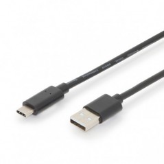 DIGITUS CABO USB-C CONNECTION CABLE, TYPE-C TO A 3M
