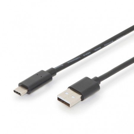 DIGITUS CABO USB-C CONNECTION CABLE, TYPE-C TO A 3M