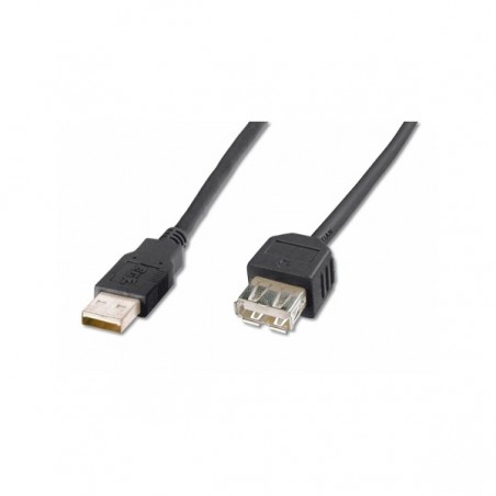 DIGITUS CABO EXTENSAO USB-A/A M/F  1.8MT PRETO