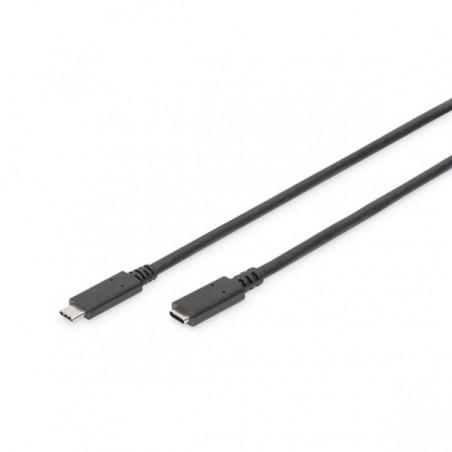 DIGITUS USB TYPE-C CABO EXTENSAO TYPE C M/F 1.5M 3A 480MB VE