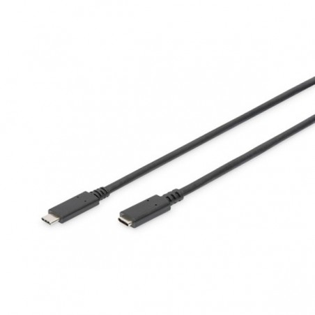 DIGITUS USB TYPE-C CABO EXTENSAO TYPE C M/F 2.0M 3A 480MB VE