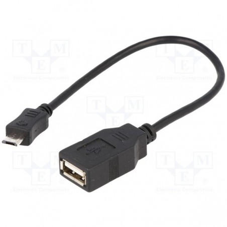 DIGITUS CABO ADAPTADOR USB-A 2.0 F OTG / MICRO-USB-B 0.20MT