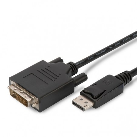 DIGITUS CABO ADAPTADOR DISPLAYPORT - DVI (24+1) M/M 1MT PRET