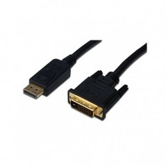 DIGITUS CABO ADAPTADOR DISPLAYPORT - DVI (24+1) M/M 2MT PRET