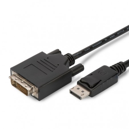 DIGITUS CABO ADAPTADOR DISPLAYPORT - DVI (24+1) M/M 3MT PRET