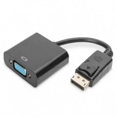 DIGITUS  CABO ADAPTADOR DISPLAYPORT 1.1A - HD15 M/F 0.15MW/I
