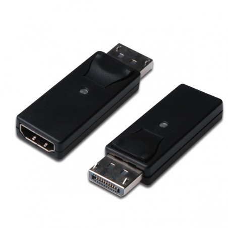DIGITUS ADAPTADOR DISPLAYPORT - HDMI M/F PRETO