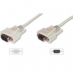 DIGITUS DATATRANSFER CABO EXTENSAO D-SUB9 M/F 3.0M SERIAL MO
