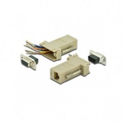 DIGITUS ADAPTOR DB9 RJ45 MODULAR DB9 F RJ45 F