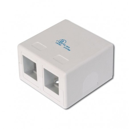 DIGITUS CAIXA SUPERFICIE P/2xRJ45 KEYSTONE VAZIA