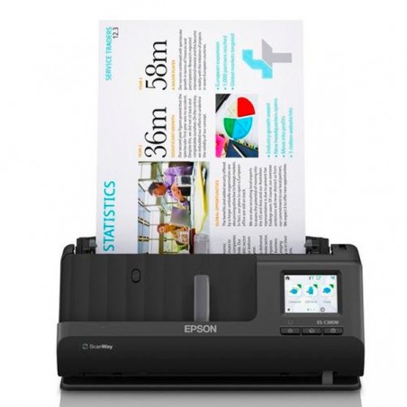 EPSON SCANNER ES-C380W REDE VERTICAL A4 PROMO