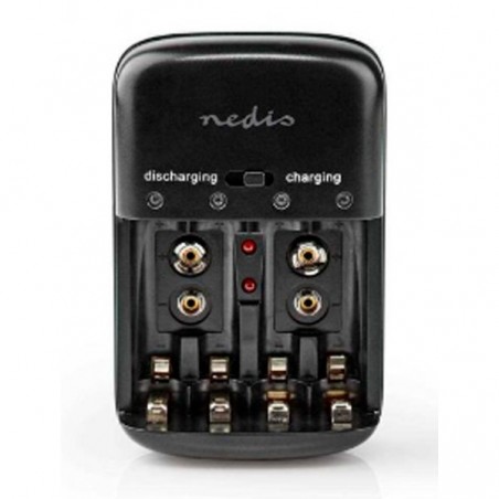 NEDIS CARREGADOR PILHAS AA / AAA 1.2 / 9 V DC