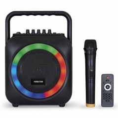 FONESTAR SPEAKER PORTÁTIL KARAOKE BOX-35LED 35W BLACK