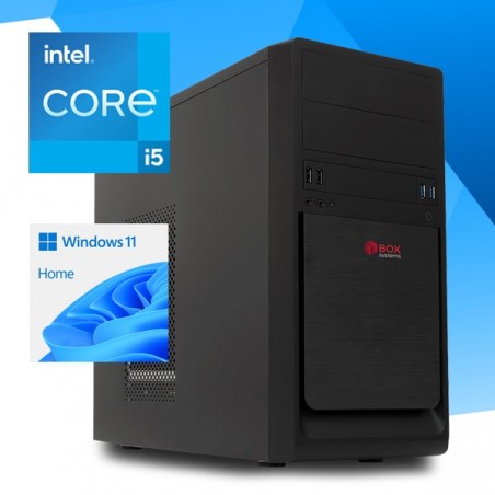 BOX SYSTEMS OFFICE UK6023 i5-12400 16GB 500GB SSD DVD WIFI W