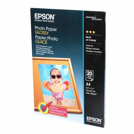 EPSON PAPEL PHOTO A4 20FHS 200GRS