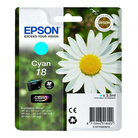 EPSON TINTEIRO AZUL 18XL  XP102/XP205/XP305/XP405 C/ALARME
