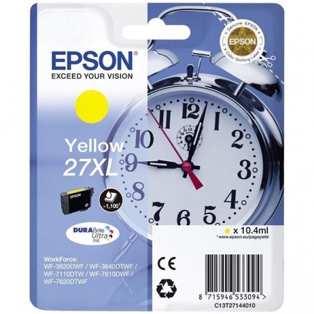 EPSON TINTEIRO AMARELO 27XL WF-3620/40/WF/7110/7610/7620