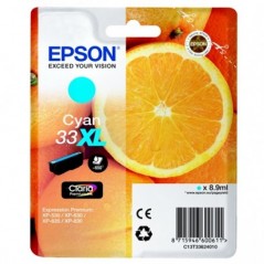 EPSON TINTEIRO AZUL 33XL CLARIA PREMIUM XP-530/630/635/830