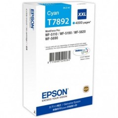 EPSON TINTEIRO AZUL  XXL 4000p WF-5620DWF/5110DW/5690DWF/519