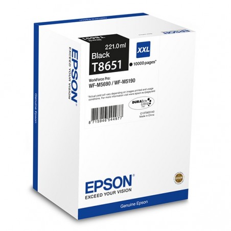 EPSON TINTEIRO PRETO XXL 10.000PG WF-M5690DWF/5190DW