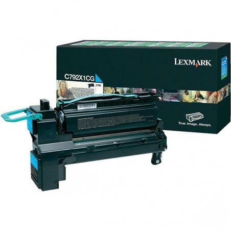 LEXMARK TONER AZUL C792  COM RETORNO 20K