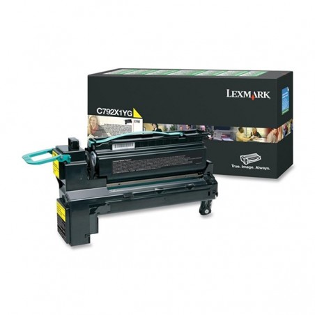 LEXMARK TONER AMARELO C792 COM RETORNO 20K