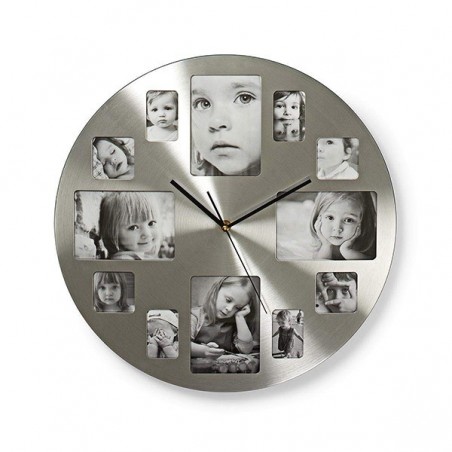 NEDIS RELOGIO DE PAREDE CIRCULAR 40 CM DIAMETER PHOTO FRAME