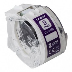 BROTHER ROLO CZ1001 FITA 9MM ADESIVA IMPRESSAO ETIQUETAS COR