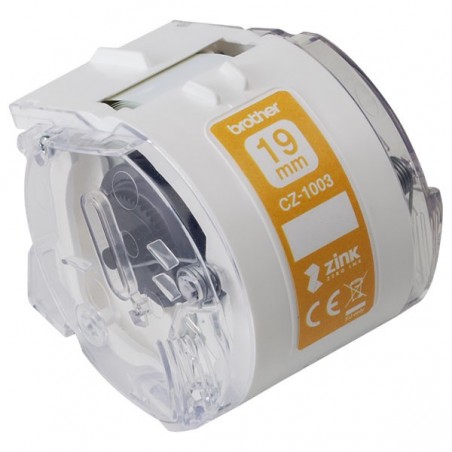 BROTHER ROLO CZ1003 FITA 19MM ADESIVA IMPRESSAO ETIQUETAS CO