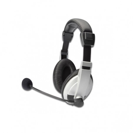 DIGITUS STEREO  HEADSET W/ MICRO CABLE 18M W/VOLUME CONTROL