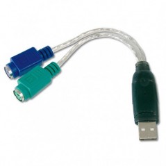 DIGITUS ADAPTADOR 2x PS/2 P/ USB
