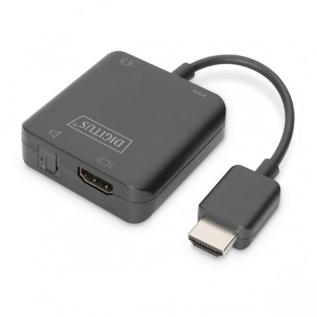 DIGITUS 4K HDMI AUDIO EXTRACTOR HDMI TO HDMI/3.5MM/TOSLINK