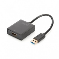 DIGITUS ADAPTADOR USB 3.0 - HDMI FULL HD 1080P M/F
