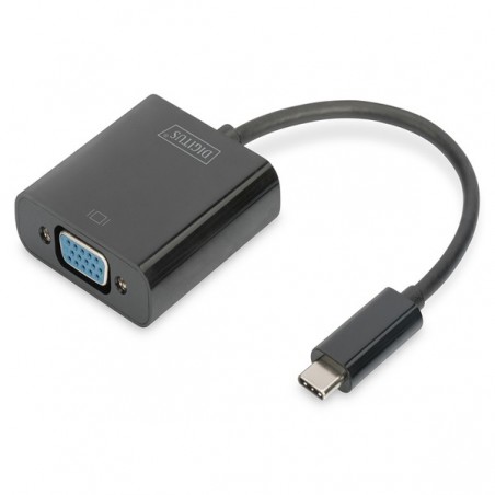 DIGITUS USB TYPE-C TO VGA ADAPTER FULL HD 1080P CABLE LENGTH